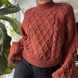 Free people cableknit sweater